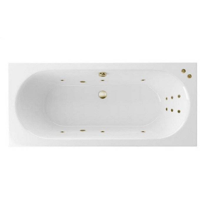 Акриловая ванна Excellent Oceana 180x80 "LINE" (бронза)