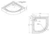 Поддон для душа AM.PM Gem W90T-401-100W 100x100 фото 3