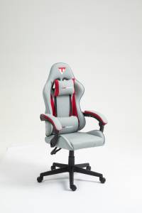 Кресло компьютерное Stool Group Topchairs Phantom GF-8080 TT704+TT703 серо-красный
