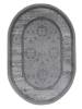Ковер Oz Kaplan Maximillian 08377A L.GREY/L.GREY Овал 1x2