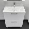 Тумба с раковиной Comforty Лима-70Н2 00-00019211 напольная, белый матовый фото 4