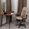 Кресло компьютерное Tetchair Parma (22) 25083 бежевый, бронза, велюр, ткань фото 13
