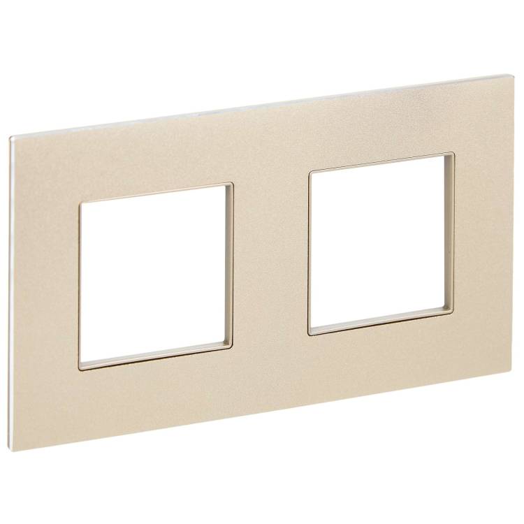 Рамка 2-постовая IEK Skandy SK-M22-M-K37 шампань