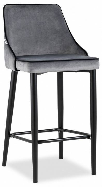 Стул барный Stool Group Коби AV 434-H15/75-08(PP) велюр серый