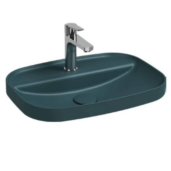 Раковина Isvea Infinity 10NF50055SV-2P 55 см, изумрудная матовая