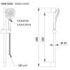 Душевая стойка Remer 315L318CP хром фото 2