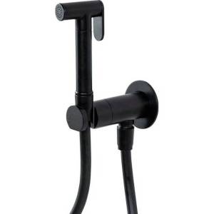 Гигиенический душ Cezares Leaf LEAF-DIF-NOP черный, с внутренней частью