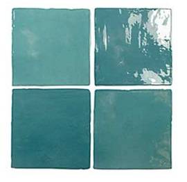 Керамическая плитка Dna Tiles Flash Bars 124419 Turques Glossy 13x13