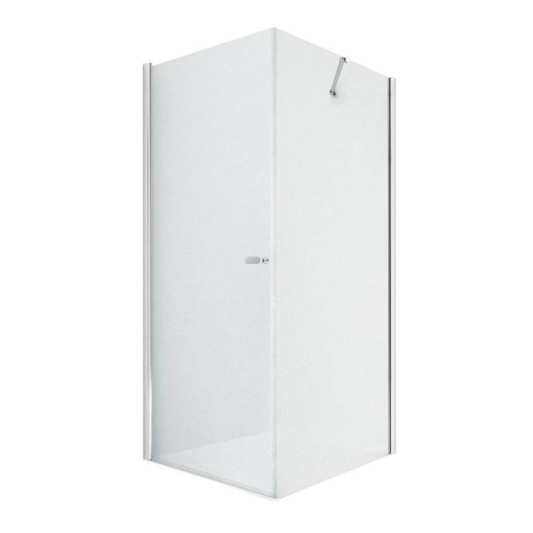 Душевое ограждение NEW TRENDY NEW SOLEO 90x80x195 D-0141A/D-0087B (хром)