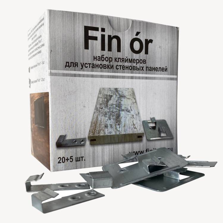Крепления для панелей Finitura Dekor Fin Or 25 шт