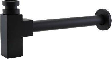 Сифон для раковины BelBagno BB-SMQ2-NERO черный