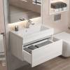 Тумба под раковину Uperwood Eva 3930213462 подвесная, выдвижной ящик, дуб харбор белый, 60 см фото 8