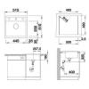 Мойка кухонная Blanco Dalago 5 518528 серый бежевый фото 4