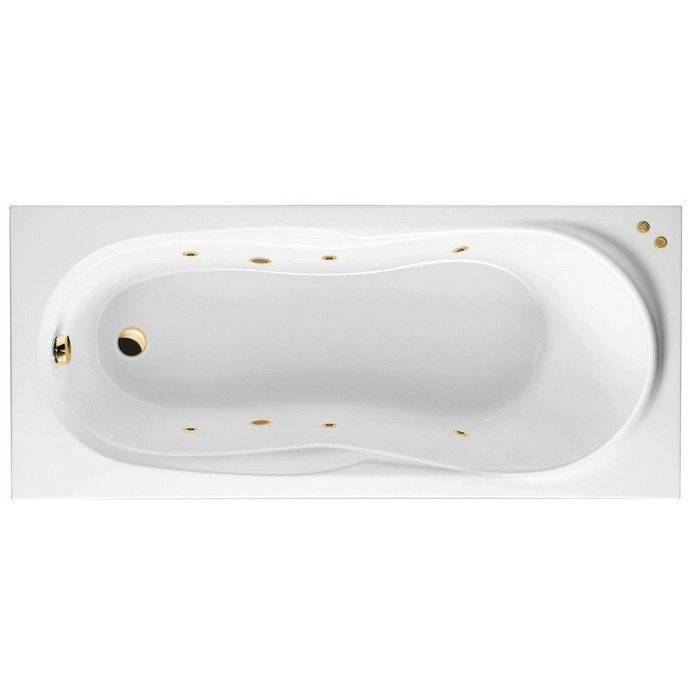 Акриловая ванна Excellent Sekwana SOFT WAEX.SEK17.SOFT.GL 170x75 золото