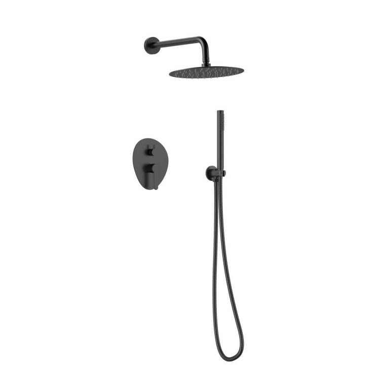 Душевая система Gid Aira L020BMVD2 черная матовая