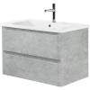 Тумба с раковиной Belbagno Albano-Cer ALBANO-CER-800-2C-SO-CVG 77x44x50 Cemento Verona Grigio подвесная с двумя выкатными ящиками фото 2