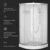 Душевая кабина Am.Pm X-Joy W94C-401-100MT 100x100, 1/4 круга, профиль матовый хром, стекло прозрачное фото 8