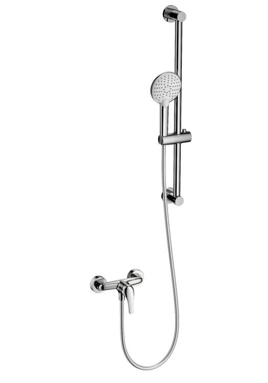 Смеситель для душа Wonzon & Woghand WW-4570-CR с гарнитуром, хром