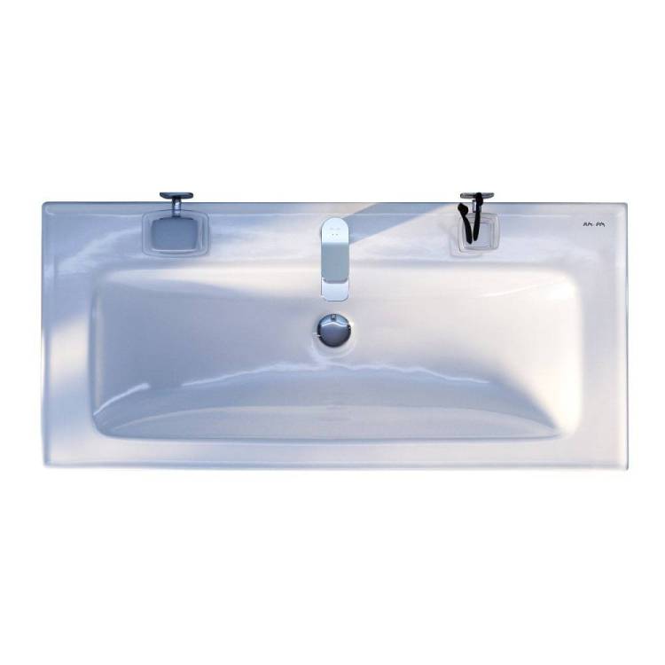 Раковина AM.PM X-Joy M85AWCC1002WG64 керамическая, 100 см, белый глянец