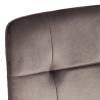 Стул Tetchair Chilly (mod. JSC-220) 24344 темно-серый, белый, велюр фото 9