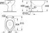 Чаша для унитаза приставного Grohe Bau Ceramic 39431000 фото 2