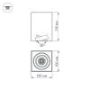 Потолочный светодиодный светильник Arlight SP-Cubus-S100x100-11W Warm3000 020386(1) фото 2