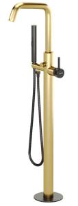 Смеситель для ванны Allen Brau Priority 5.31008-GB31 золотой, черный