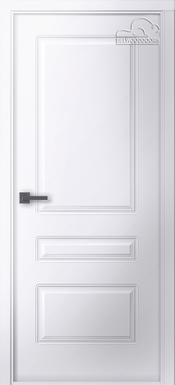 Межкомнатная дверь Belwooddoors эмаль Роялти, глухая, белая 900x2000