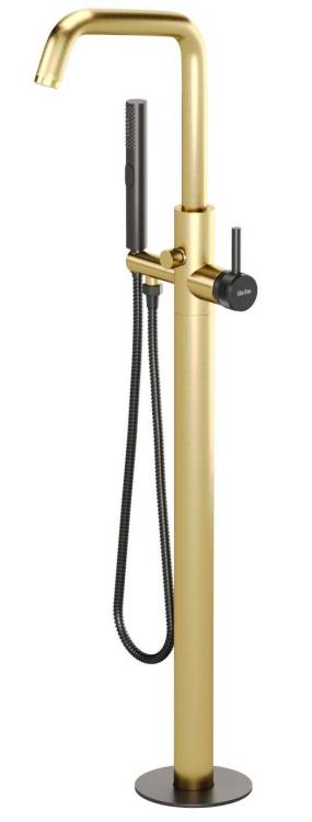 Смеситель для ванны Allen Brau Priority 5.31008-GB31 золотой, черный