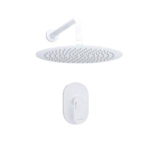 Душевой комплект Wasserkraft A85146 с верхней душевой насадкой, белый, встраиваемый