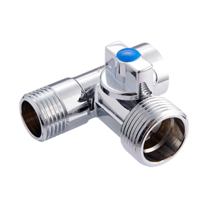Кран-тройник MVI для подключения сантехнических приборов ВНН 1/2x3/4x1/2