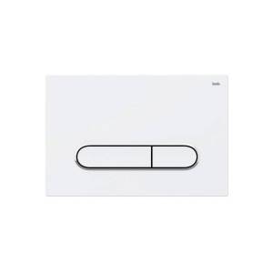Кнопка смыва Iddis Unifix UNI01WCi77 001, белая/хром