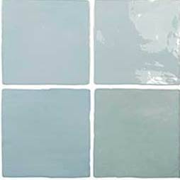 Керамическая плитка Dna Tiles Flash Bars 124411 Light Blue Glossy 13x13