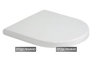 Крышка-сиденье Duravit Starck 3 0063890000 с микролифтом, петли хром