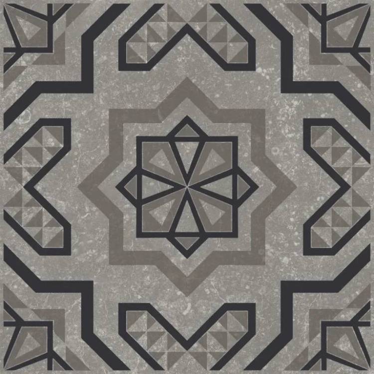 Декор Kerama Marazzi Касабланка KMD3STA048GN серый матовый 20x20
