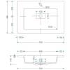 Тумба с раковиной Style Line Марокко 70 подвесная, 2 ящика, графит, раковина антрацит фото 3