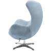 Кресло Bradex Home Egg Style Chair FR 0645 серый/искусственная замша фото 3