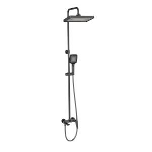 Душевая стойка Cezares Liner LINER-CVD-GM оружейная сталь