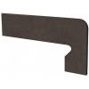 Плинтус Exagres Mediterraneo Zanq. Grafito Derecha правый 39.5x17.5