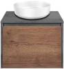 Тумба под раковину Vincea Mesa 600 VMC-2MS600TB T.Oak + Beton подвесная