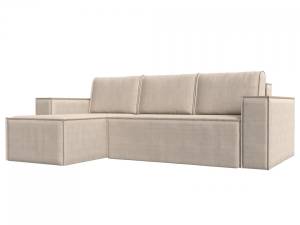 Диван угловой Лига диванов Куба 108659L Бежевый Левый