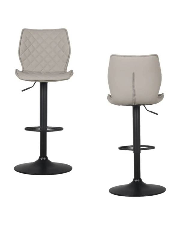 Набор из 2 барных стульев Stool Group Dome CQ-5426B-P - 232-25 X2 серый