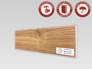 Плинтус Teckwood Цветной Орех Натур 2000x80x10