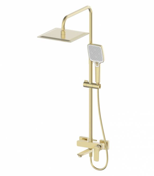 Душевая стойка Wonzon & Woghand Forza WW-739031-BG брашированное золото
