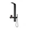 Душевая панель Cerutti Spa Barbaria CT9657 B, черная