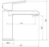 Смеситель для раковины Royce Cube RCM-120601CR хром фото 6