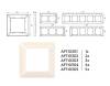 Рамка 5-постовая Ambrella Volt Alfa Line AF110305 фото 4