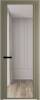 Межкомнатная дверь Profil Doors 2 AGP цвет профиля Шампань, стекло безопасное 6 мм ромб серебро 600x2000