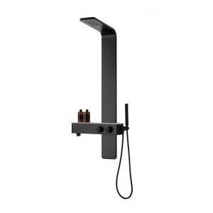 Душевая панель Cerutti Spa Barbaria CT9657 B, черная