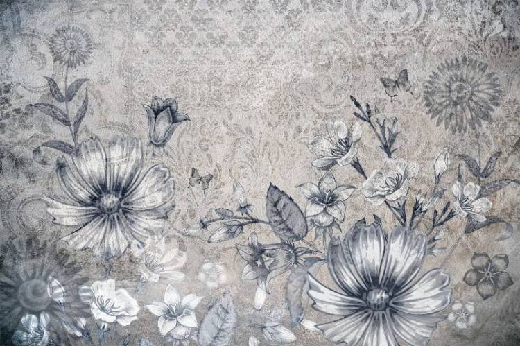 3D Фотообои Artegrafico «Винтажный мотив» MS-002 акварель